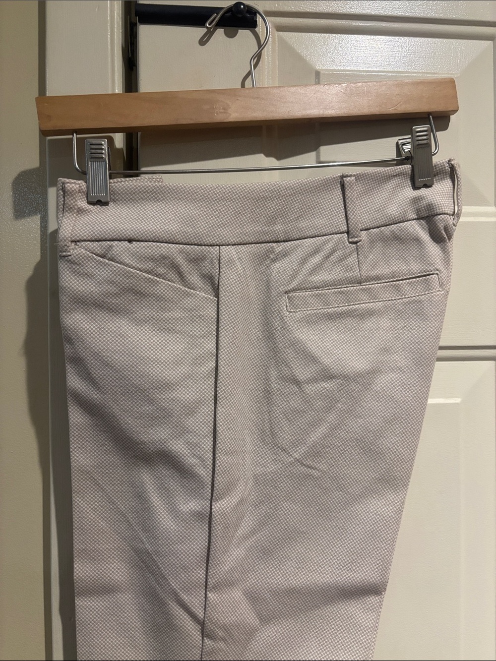 New York & Company Men's Dress Pants in Light Beige Textured Weave